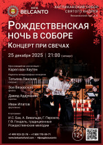 Концерт «Рождественская ночь в соборе. Концерт при свечах»