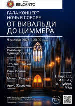 Концерт «Гала-концерт. Ночь в соборе. От Вивальди до Циммера»