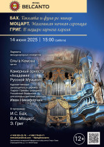 Концерт «Бах. Токката и фуга ре минор. Моцарт. Маленькая ночная серенада. Григ. В пещере горного короля»