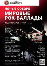Концерт Проект «Ночь в Соборе». «Мировые&nbsp;Рок‑баллады» 