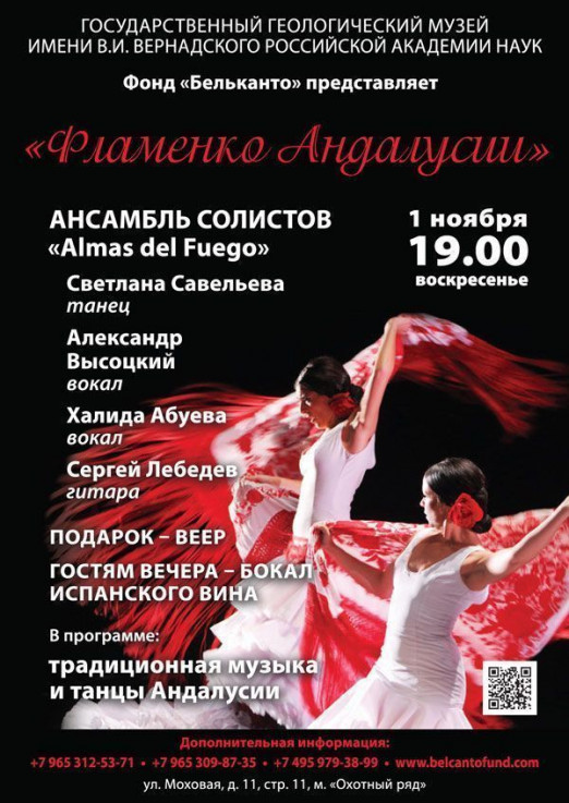 Концерт Фламенко Андалусии